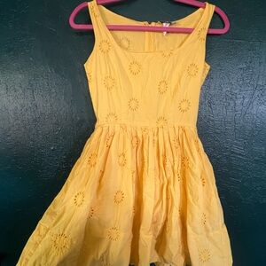 Darling Yellow Sunflower Dress